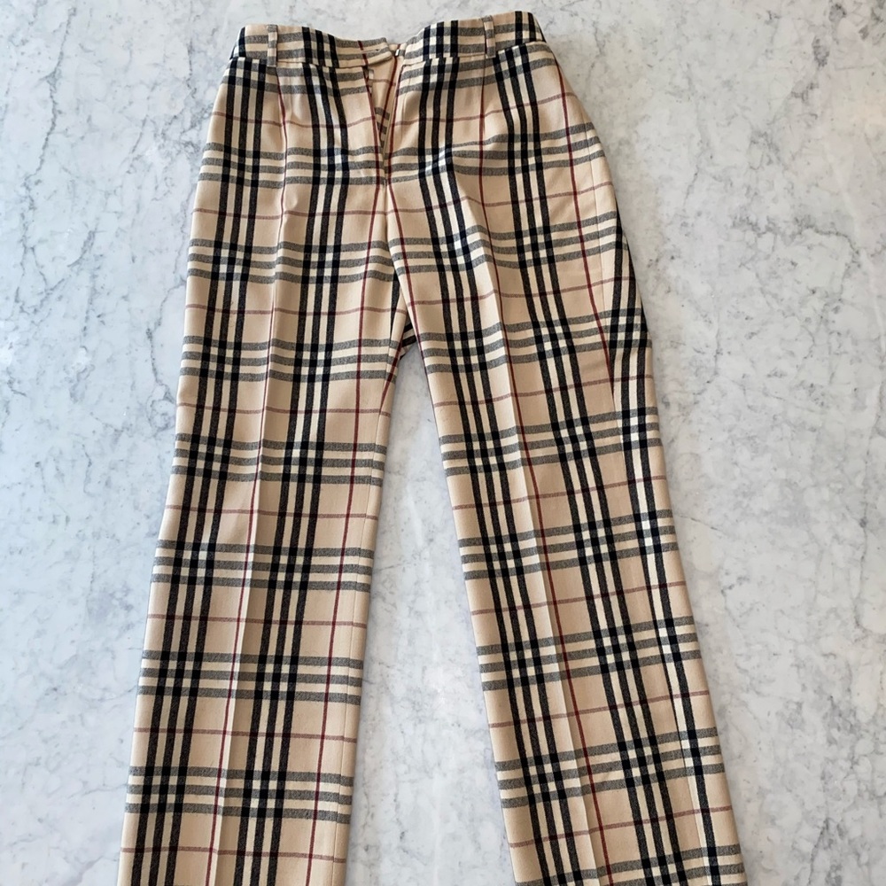 Authentic Wool Burberry Trousers